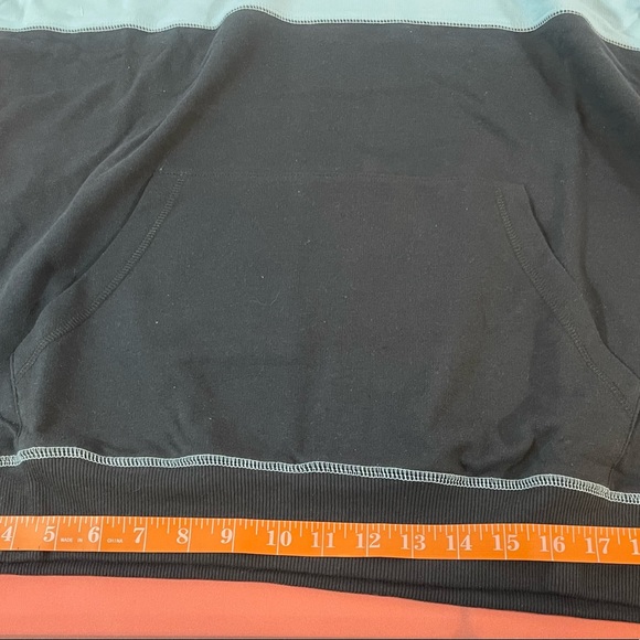 Original ice pullover hoodie. Soft blue top and blackened bottom.  NWT - Picture 7 of 9